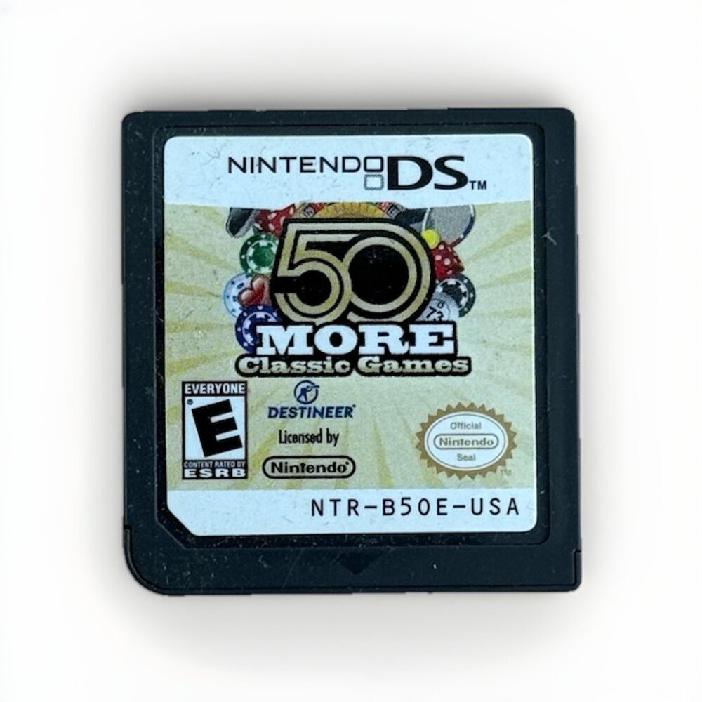 50 More Classic Games Nintendo Ds Cart Only Tested Working‎